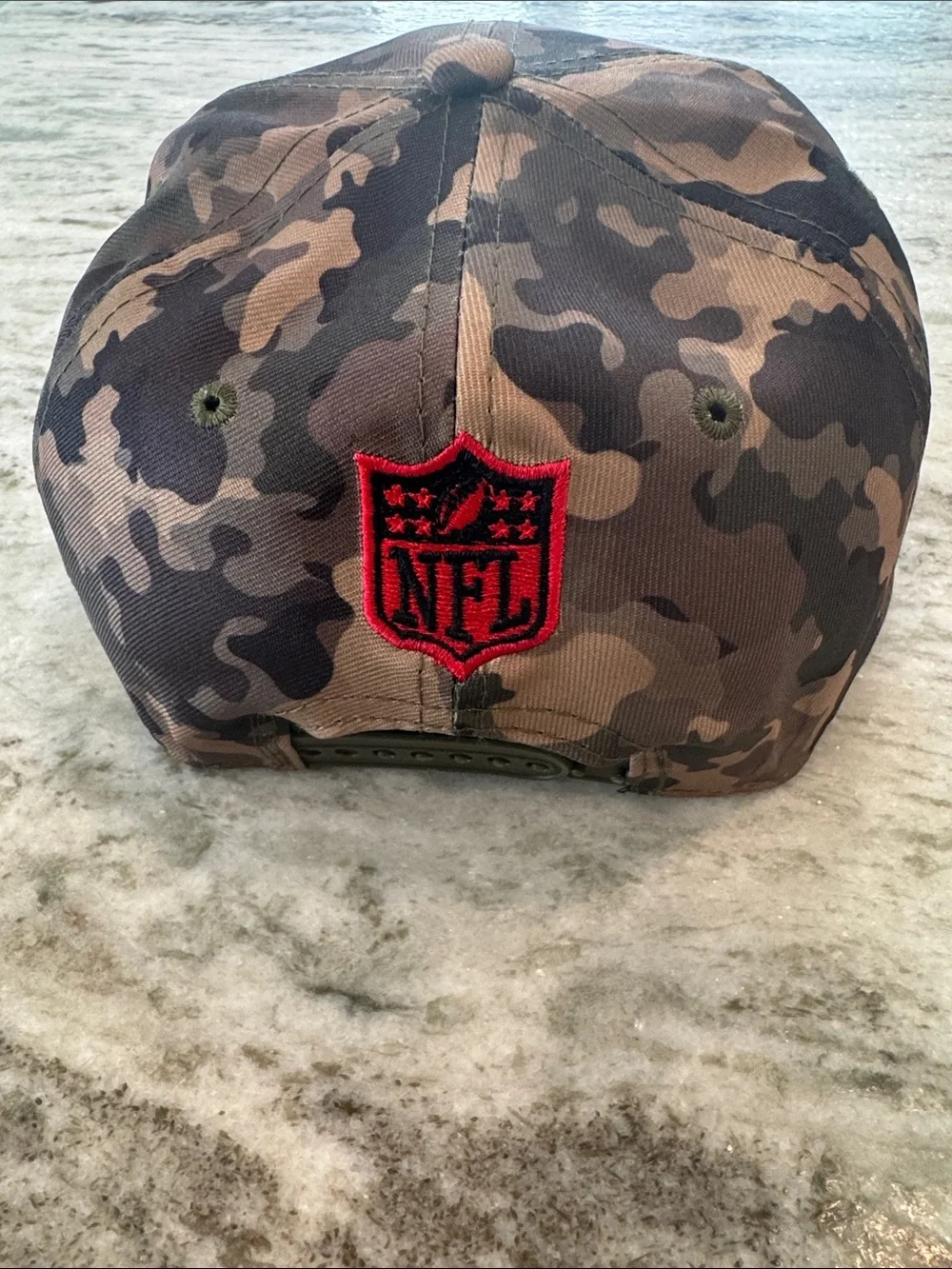New Era San Francisco 49ers 59FIFTY Fitted SnapBack Camo Embroidered Logo Hat